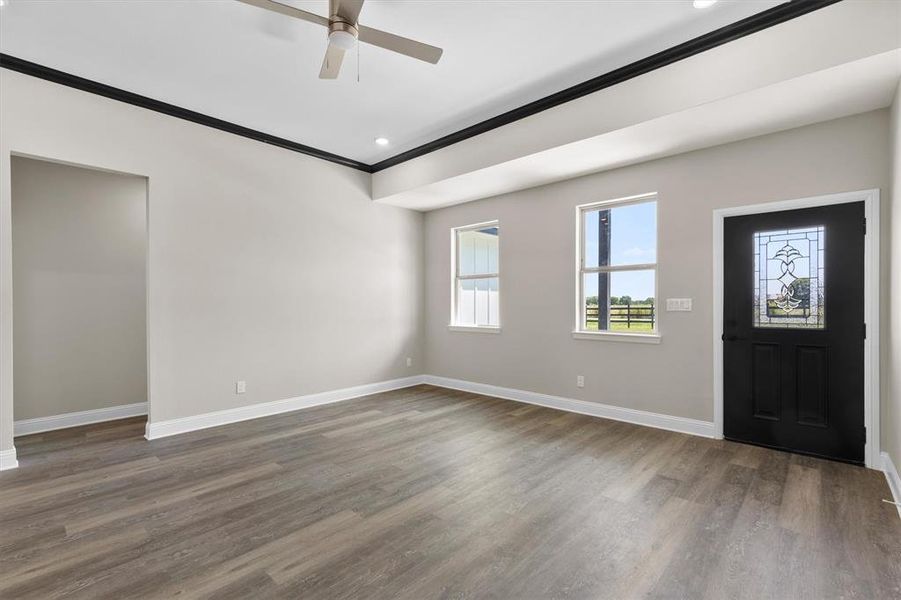 Spacious, unfurnished interior of a new home in , Commerce (Image 11). Spacious, unfurnished interior of a new home in , Commerce (Image 11).