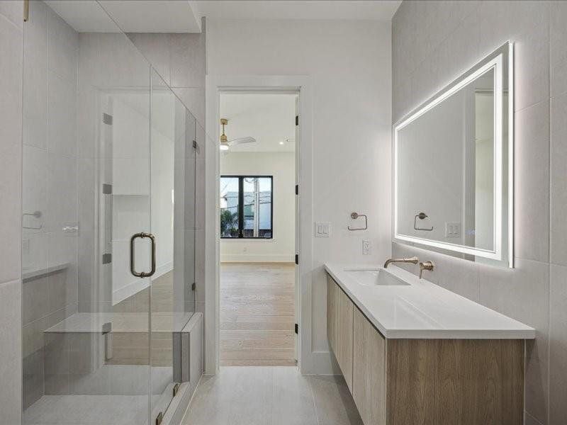 Furnished interior view inside a new home in , Houston (Image 25).