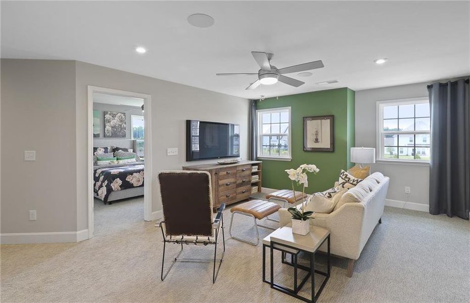 Furnished interior view inside a new home in Ashworth Estates, Powder Springs (Image 17). Furnished interior view inside a new home in Ashworth Estates, Powder Springs (Image 17).