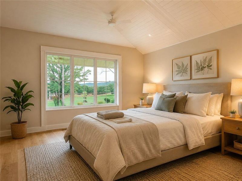 Furnished interior view inside a new home in , Ellijay (Image 4).