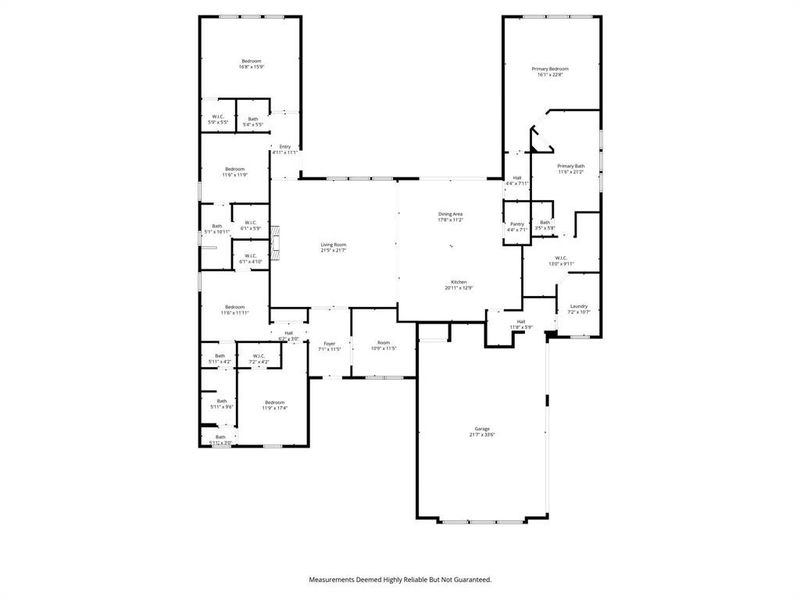 2D floor plan layout of this home in , Haslet, TX (Image 5).