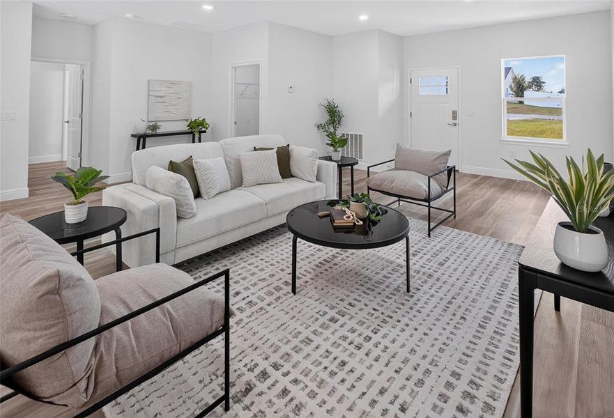 Furnished interior view inside a new home in , Ocala (Image 15). Furnished interior view inside a new home in , Ocala (Image 15).