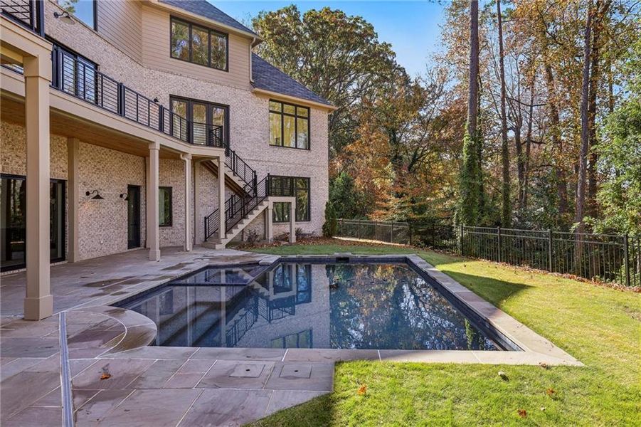 Exterior details and patio area of a home in , Atlanta (Image 27).