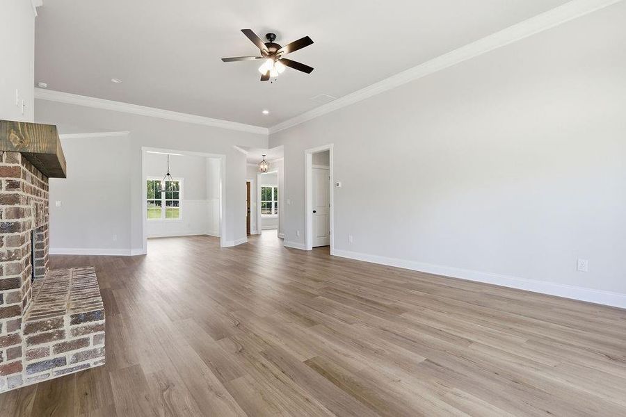 Spacious, unfurnished interior of a new home in , Monroe (Image 23).