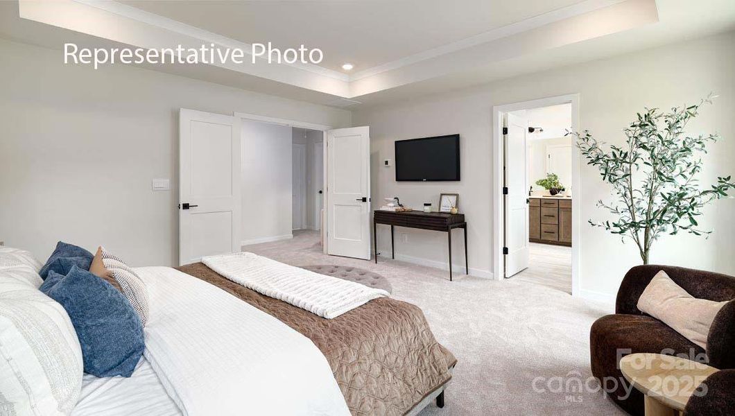 Furnished interior view inside a new home in Sanctuary at Southgate, Indian Trail (Image 9).