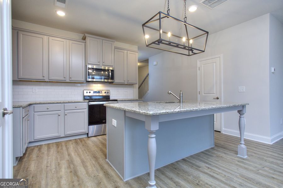 Furnished interior view inside a new home in Morning Creek Forest, Atlanta (Image 6).