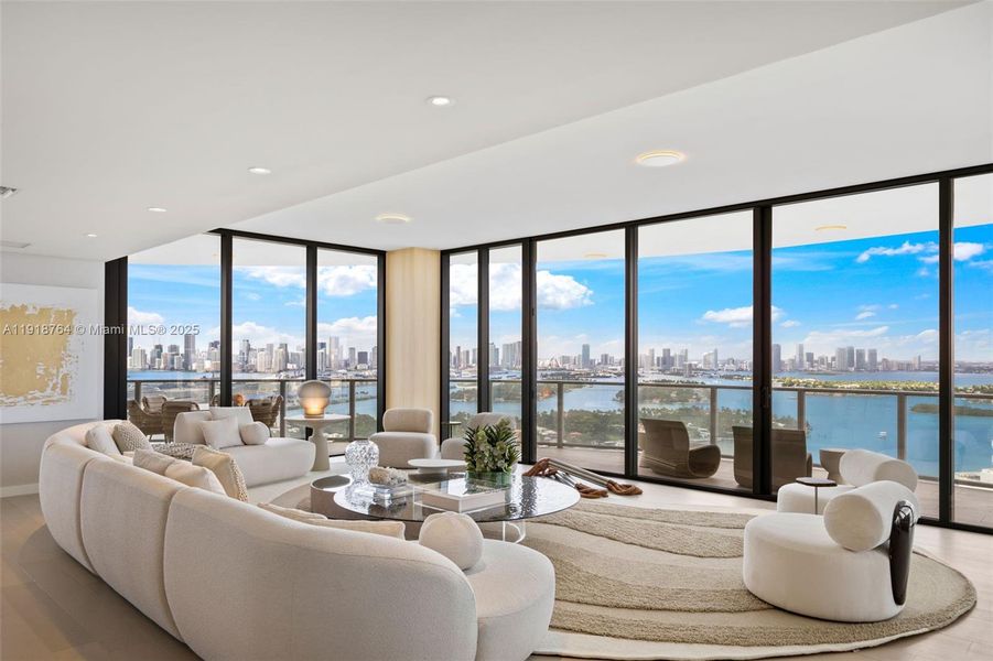 Furnished interior view inside a new home in Five Park, Miami Beach (Image 76). Furnished interior view inside a new home in Five Park, Miami Beach (Image 76).