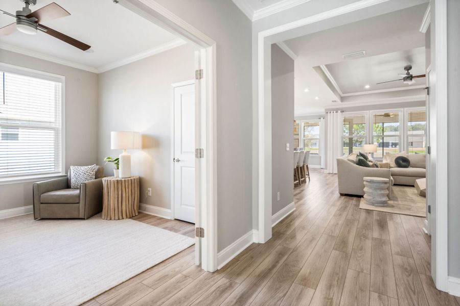 Furnished interior view inside a new home in Sun City Hilton Head, Bluffton (Image 18).