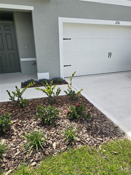 Exterior details and patio area of a home in Charles Cove Express, Davenport (Image 4).