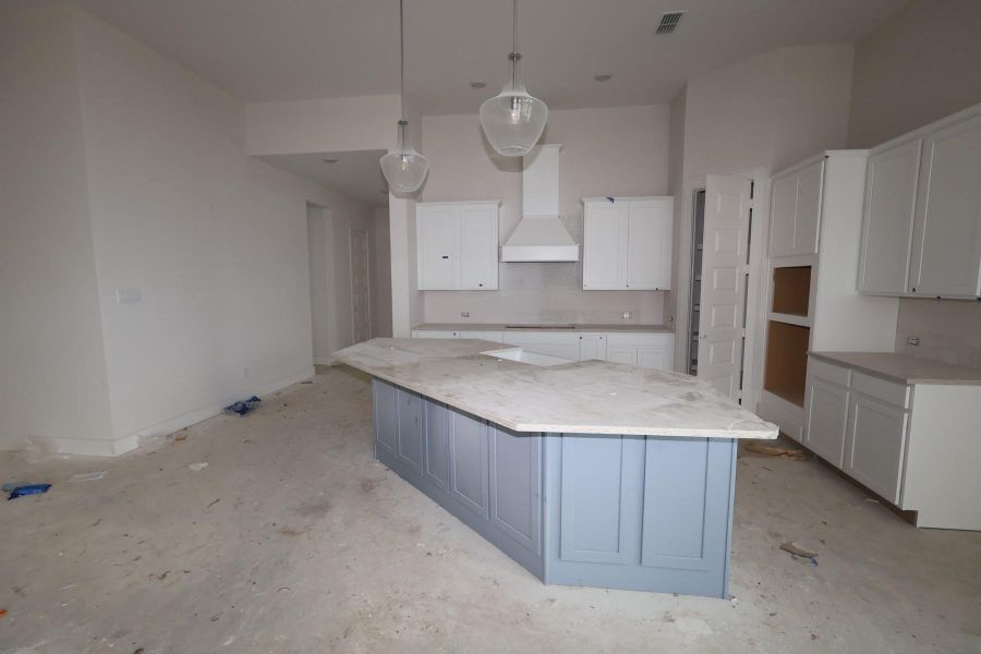 In-progress construction of a new home in Bridgeland Central: Emerald Heights - Enclave Row Collection, Cypress, TX (Image 9).