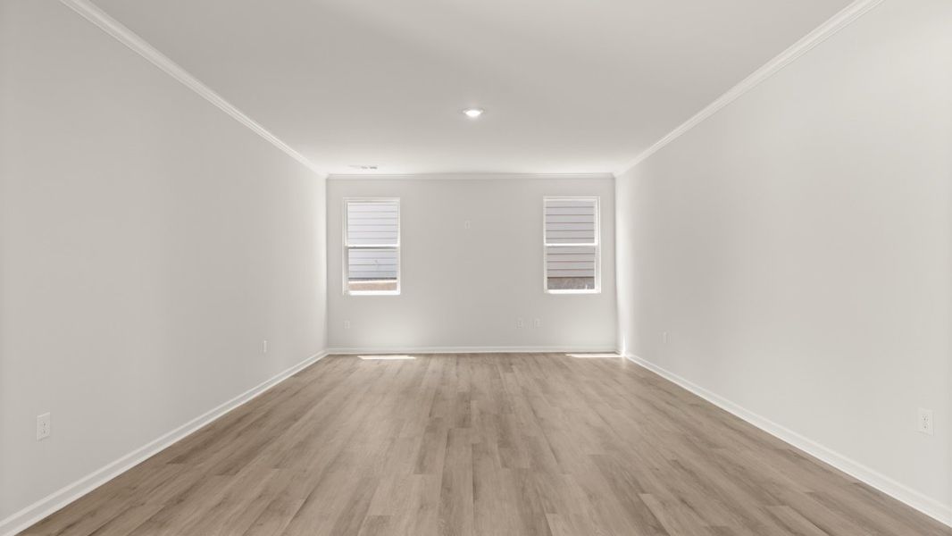 Representative unfurnished interior of a home built from the Fayette ll by D.R. Horton in Braselton Village, Braselton (Image 15).