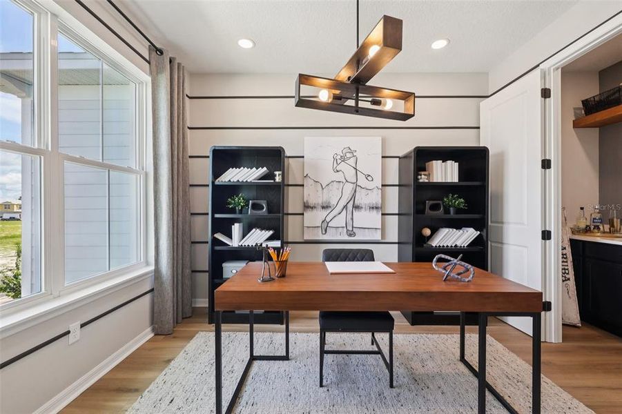 Furnished interior view inside a new home in Isla Mirada, San Antonio (Image 41).