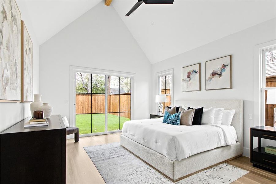 Furnished interior view inside a new home in , Dallas (Image 27).