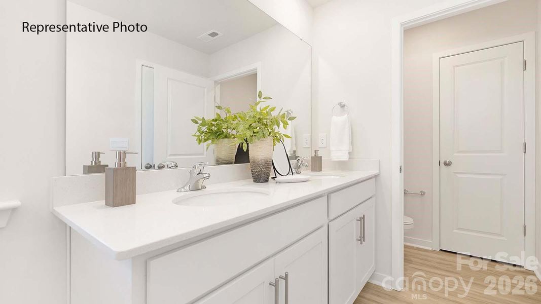 Furnished interior view inside a new home in Woodhaven at Chester, Chester (Image 11).
