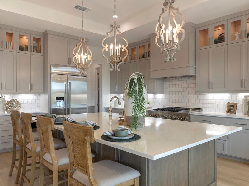 Furnished interior view inside a new home in , Smithville (Image 26).