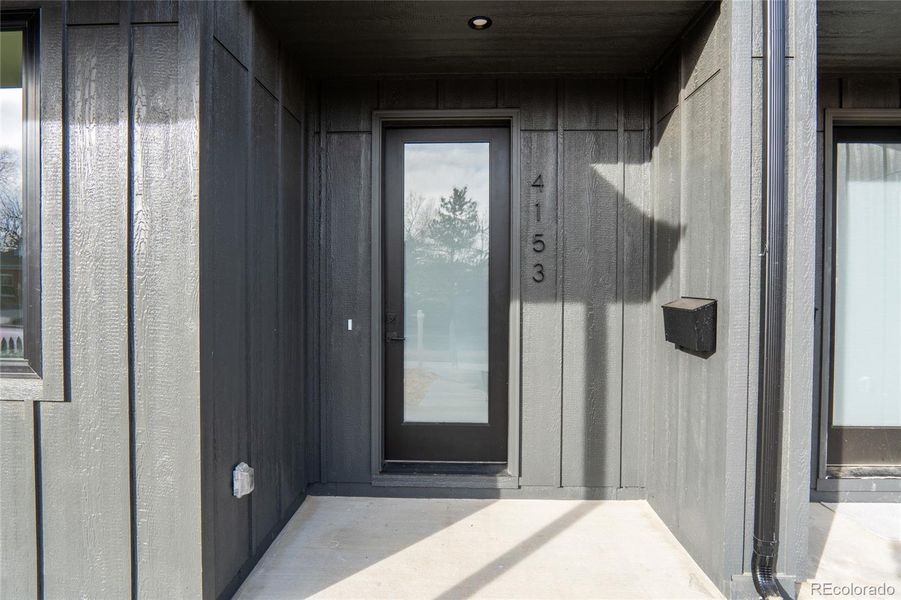 Exterior details and patio area of a home in , Englewood (Image 2). Exterior details and patio area of a home in , Englewood (Image 2).