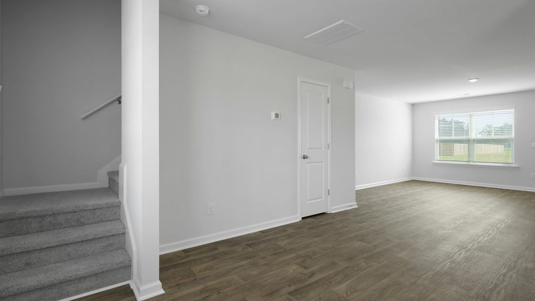 Representative unfurnished interior of a home built from the BRANDON by D.R. Horton in Evergreen, Holly Hill (Image 10).