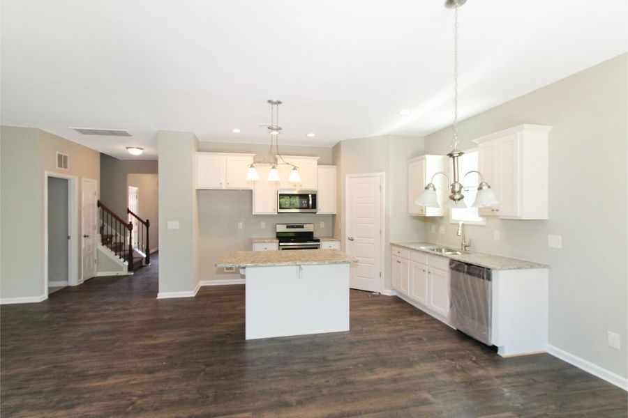 Representative furnished interior of a home built from the Hogan by RiverWILD Homes in Maggie Way, Wendell (Image 9). Representative furnished interior of a home built from the Hogan by RiverWILD Homes in Maggie Way, Wendell (Image 9).