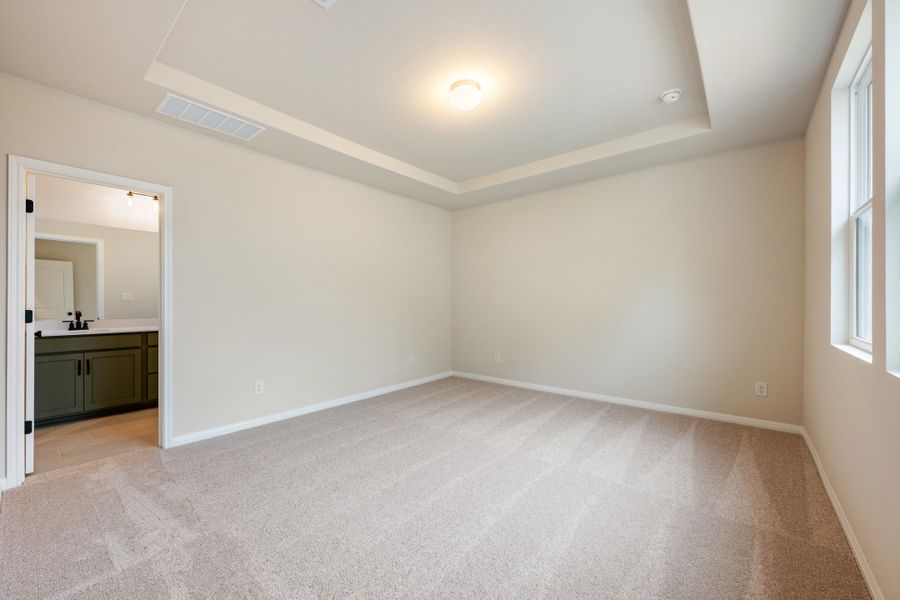 Representative unfurnished interior of a home built from the Robin by Ashton Woods in The Cottages at Lariat, Liberty Hill (Image 43). Representative unfurnished interior of a home built from the Robin by Ashton Woods in The Cottages at Lariat, Liberty Hill (Image 43).