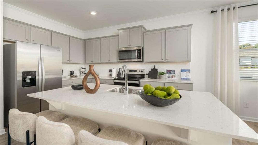 Furnished interior view inside a new home in Rosewood Farms, Acworth (Image 10).