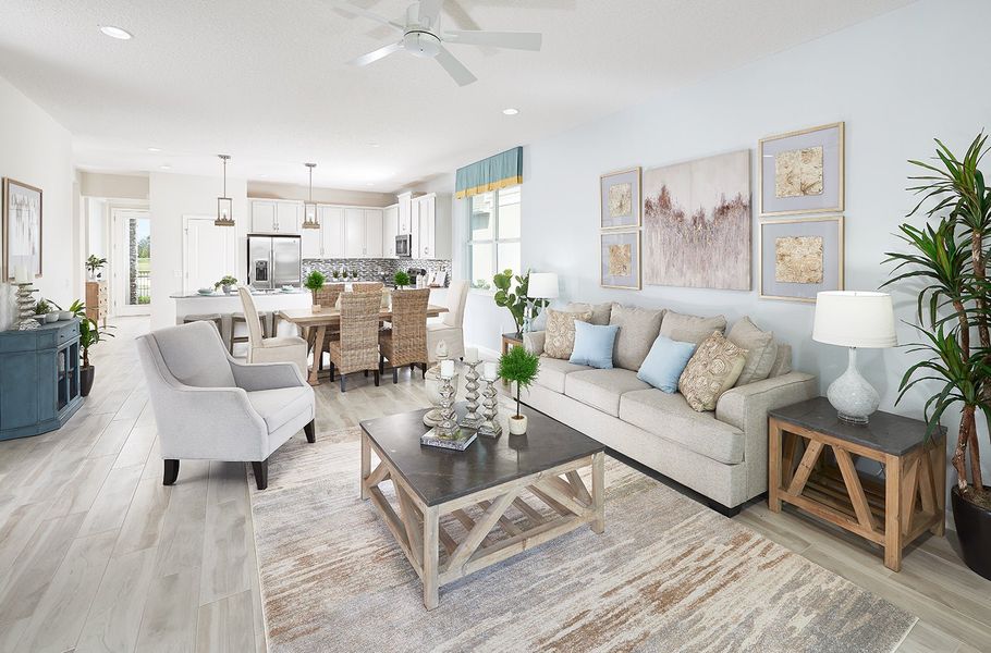 Representative furnished interior of a home built from the Margate II by Park Square Residential in The Sanctuary at Seaire, Parrish (Image 18). Representative furnished interior of a home built from the Margate II by Park Square Residential in The Sanctuary at Seaire, Parrish (Image 18).