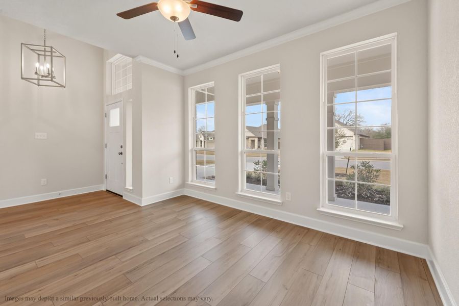 Spacious, unfurnished interior of a new home in Hartrick Ranch, Temple (Image 9). Spacious, unfurnished interior of a new home in Hartrick Ranch, Temple (Image 9).