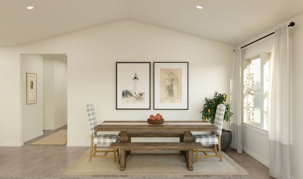 Stunning dining area for family gatherings