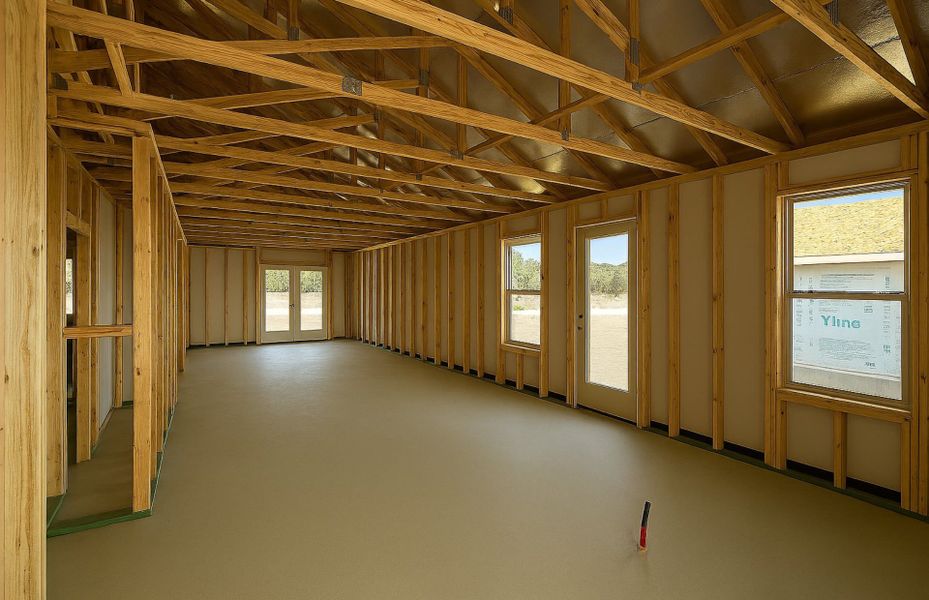 In-progress construction of a new home in La Cima, San Marcos, TX (Image 15).