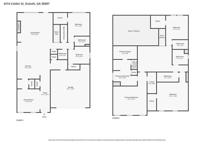 2D floor plan layout of this home in , Duluth, GA (Image 4). 2D floor plan layout of this home in , Duluth, GA (Image 4).
