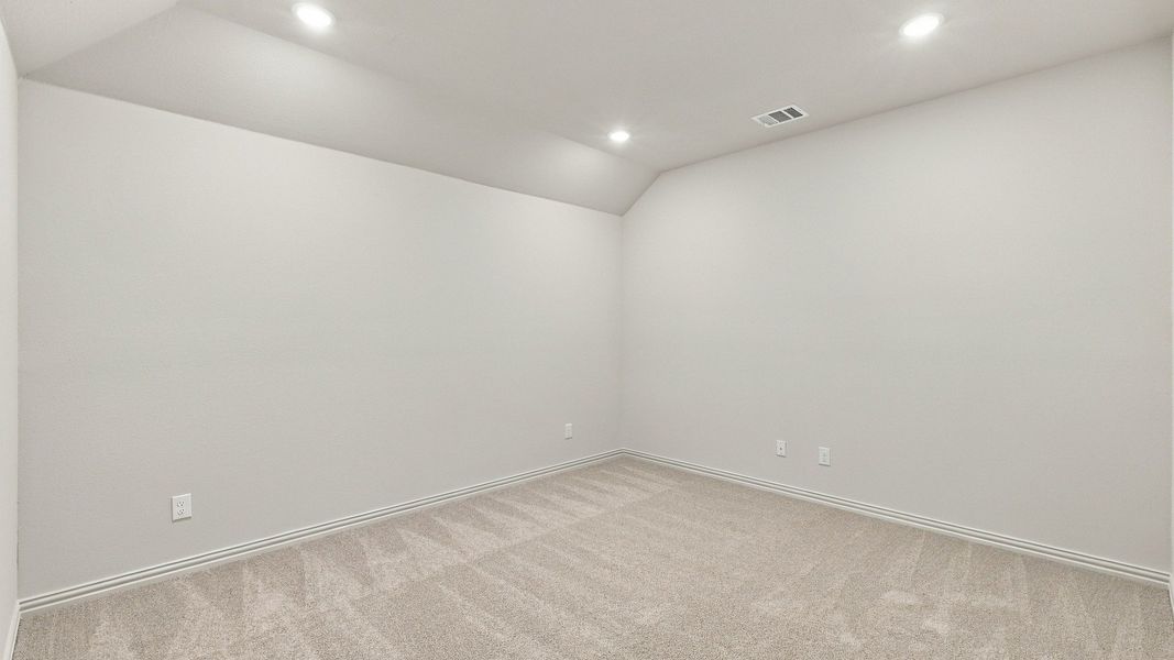 Furnished interior view inside a new home in Westridge Journey, McKinney (Image 31).