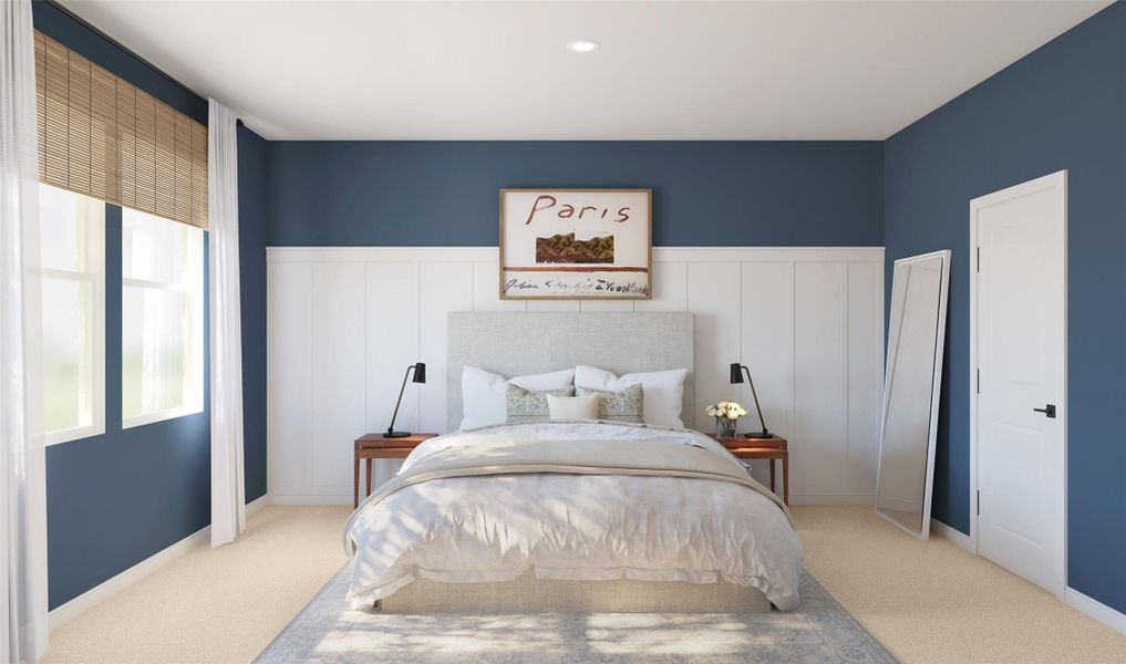 Private primary suite (*Artist rendering used for illustration purposes only.)