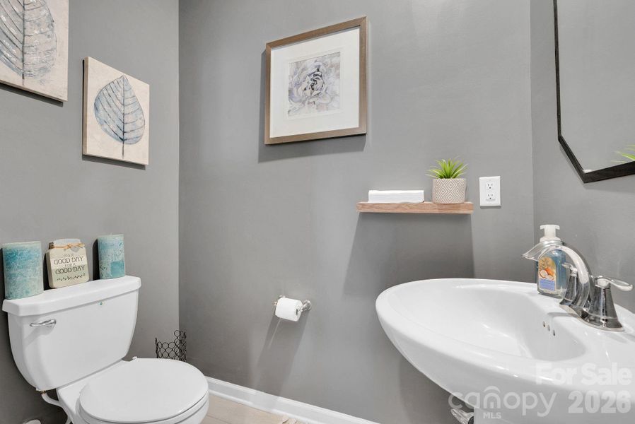 Furnished interior view inside a new home in Falls Cove at Lake Norman, Troutman (Image 41).