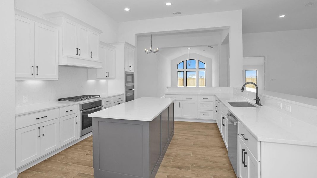 Furnished interior view inside a new home in Valencia 70', Manvel (Image 4). Furnished interior view inside a new home in Valencia 70', Manvel (Image 4).