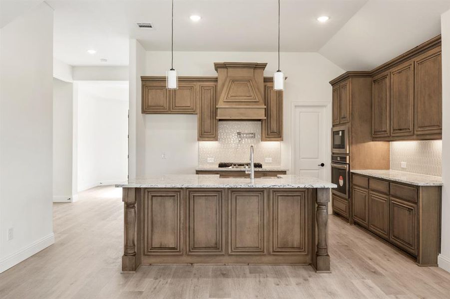 Furnished interior view inside a new home in Meadow Vista 60-65, Anna (Image 17). Furnished interior view inside a new home in Meadow Vista 60-65, Anna (Image 17).
