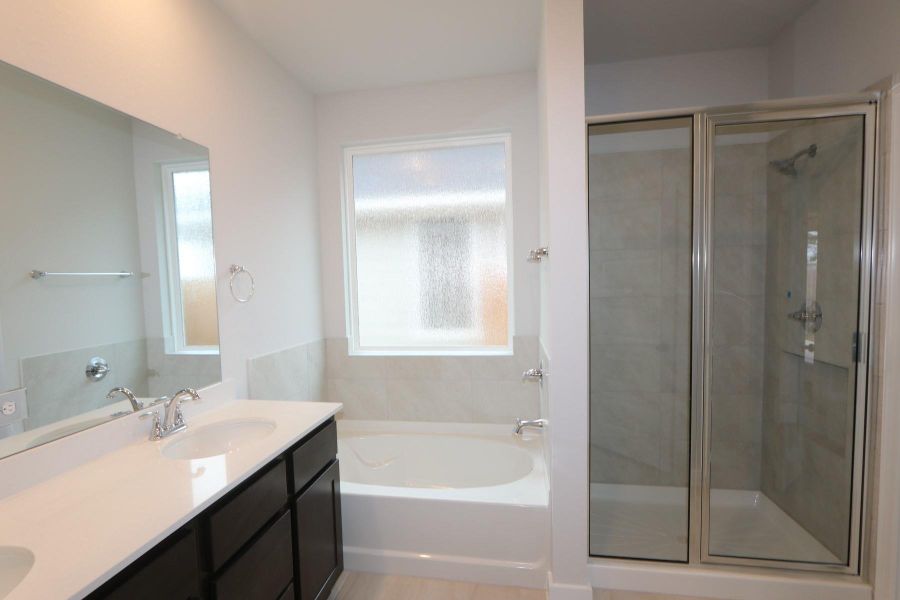 Furnished interior view inside a new home in , Cypress (Image 6).