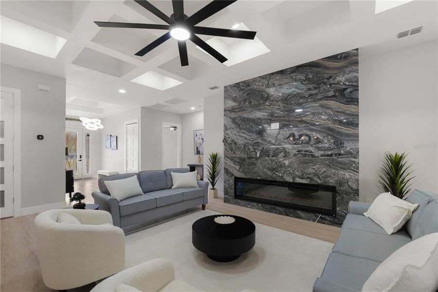 Furnished interior view inside a new home in , Brooksville (Image 18).