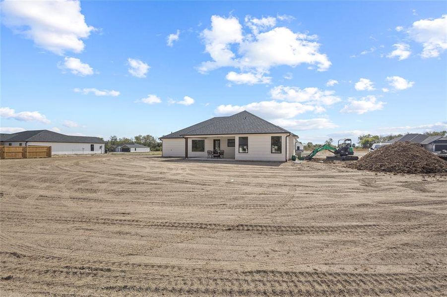 Exterior details and patio area of a home in , Brookston (Image 26).