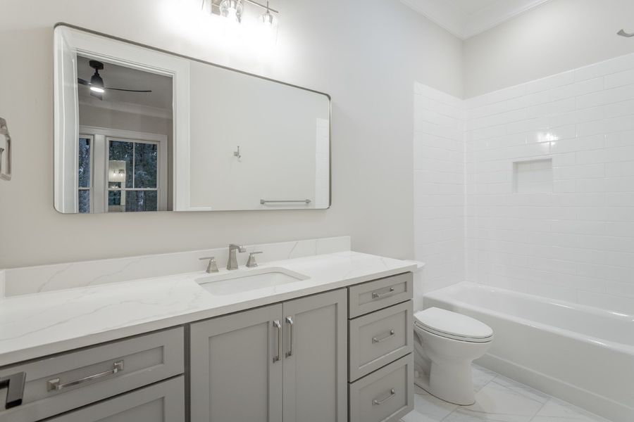 Representative furnished interior of a home built from the Winterbrook B by Riverstone Construction, LLC in River Gorge Ranch, River Gorge Ranch (Image 24).