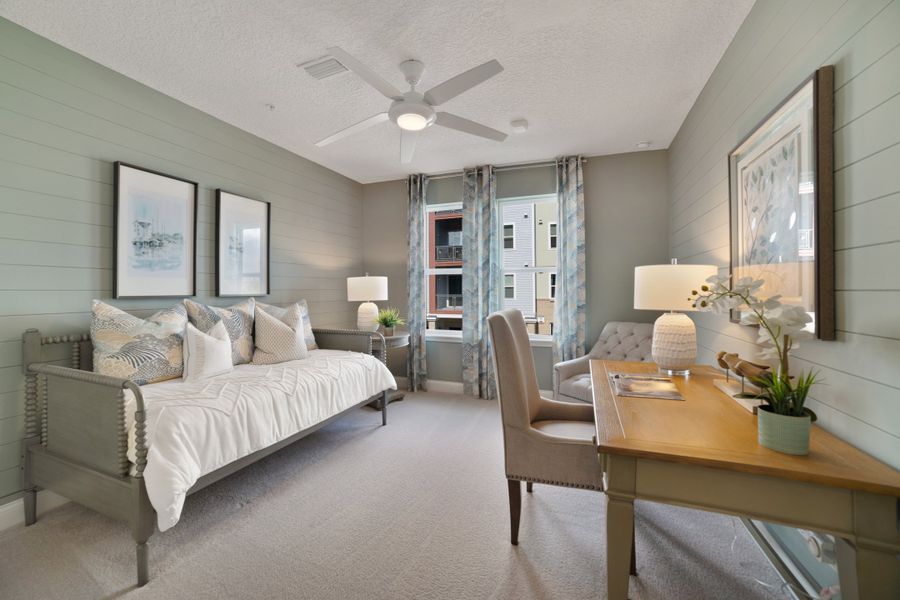 Furnished interior view inside a new home in Gatherings® of Lake Nona, Orlando (Image 17).