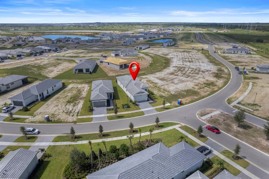 Exterior details and patio area of a home in PGA Village Verano, Port St. Lucie (Image 21).