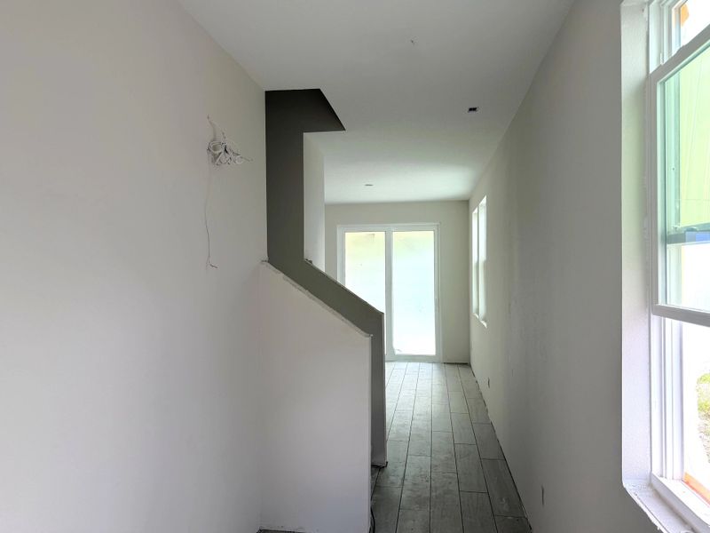Foyer into the home - under construction