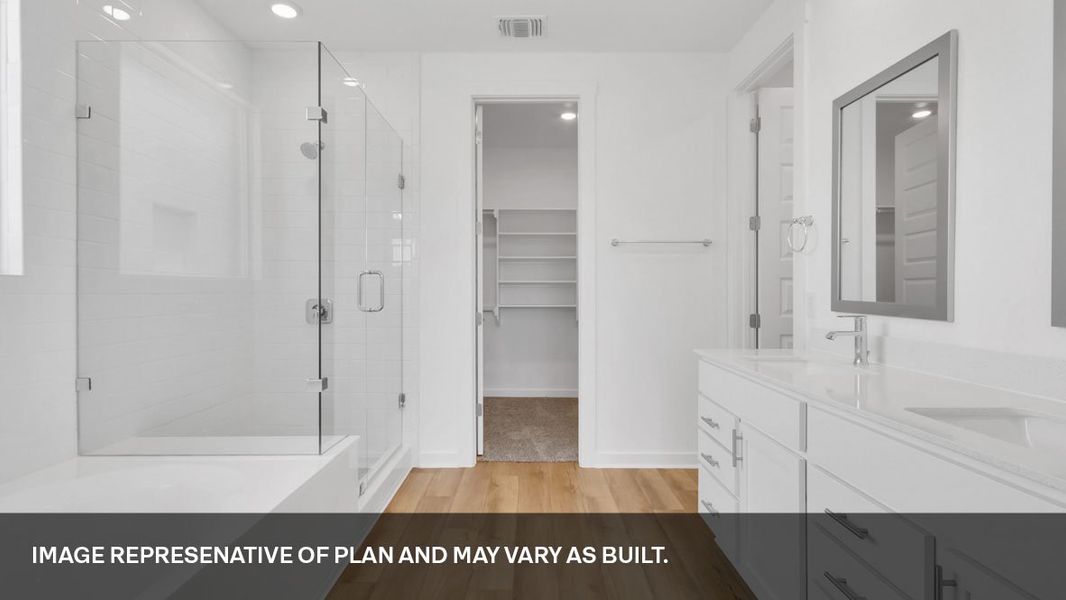 Furnished interior view inside a new home in Rosenbusch Ranch, Leander (Image 8). Furnished interior view inside a new home in Rosenbusch Ranch, Leander (Image 8).