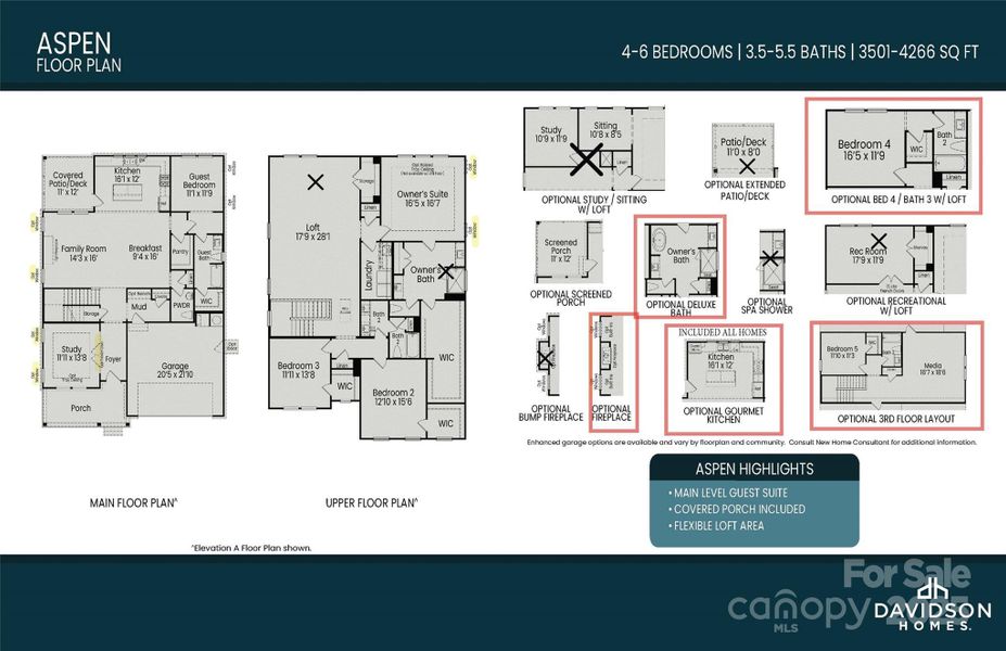 2D floor plan layout of this home in Enclave at Belmont, Belmont, NC (Image 3).