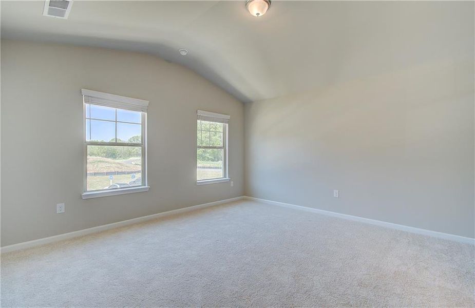 Spacious, unfurnished interior of a new home in Cambria at Traditions, Hampton (Image 23). Spacious, unfurnished interior of a new home in Cambria at Traditions, Hampton (Image 23).