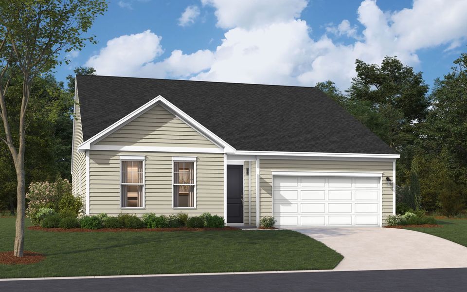 Representative exterior photo of a completed home built from the The Easton by Stanley Martin Homes in The Retreat at Laurelbrook, Sherrills Ford, NC (Image 23).