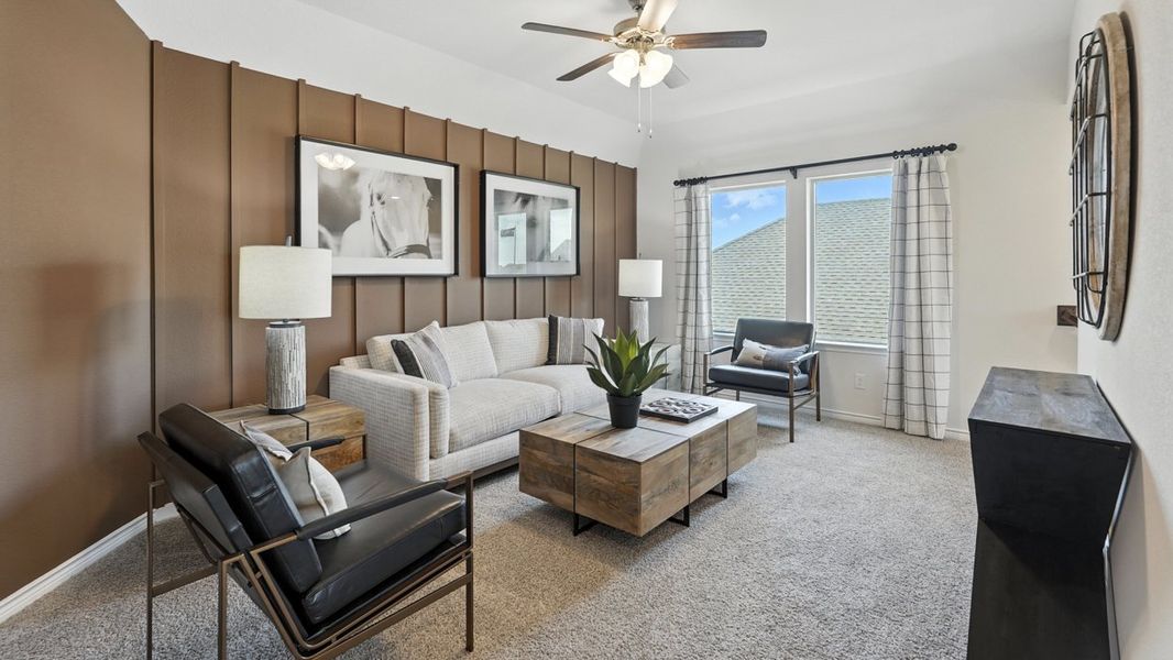 Representative furnished interior of a home built from the Ryker by D.R. Horton in Winchester Crossing, Princeton (Image 15). Representative furnished interior of a home built from the Ryker by D.R. Horton in Winchester Crossing, Princeton (Image 15).