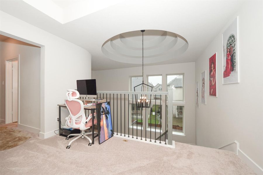 Furnished interior view inside a new home in Elyson, Katy (Image 36).