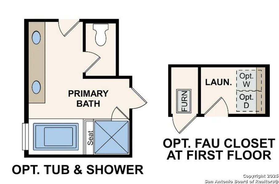 2D floor plan layout of this home in Homestead, Schertz, TX (Image 3).
