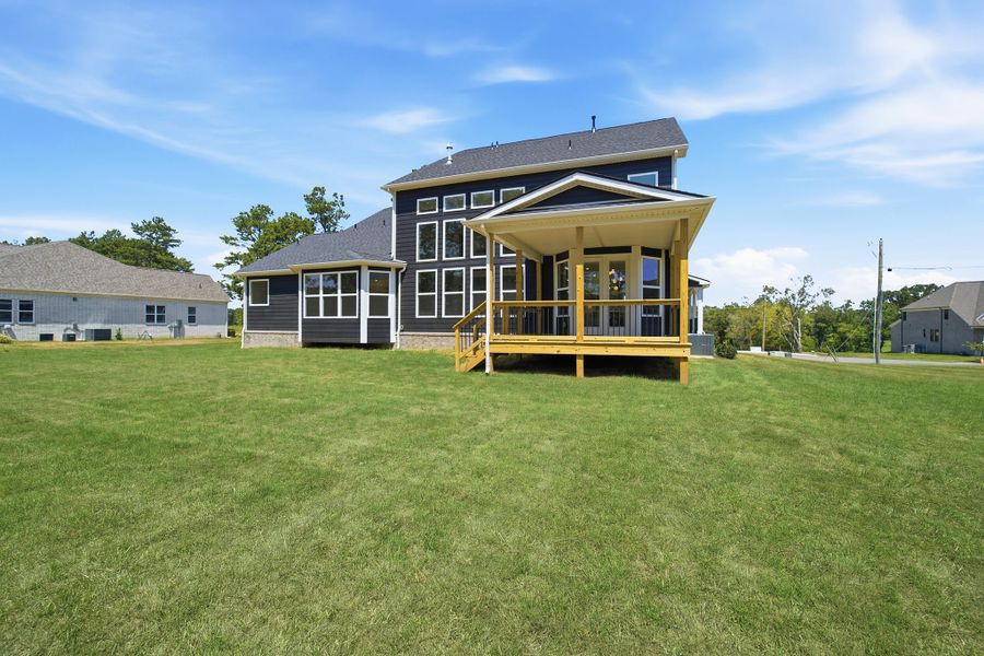 Exterior details and patio area of a home in Belvoir, Fairview (Image 34). Exterior details and patio area of a home in Belvoir, Fairview (Image 34).