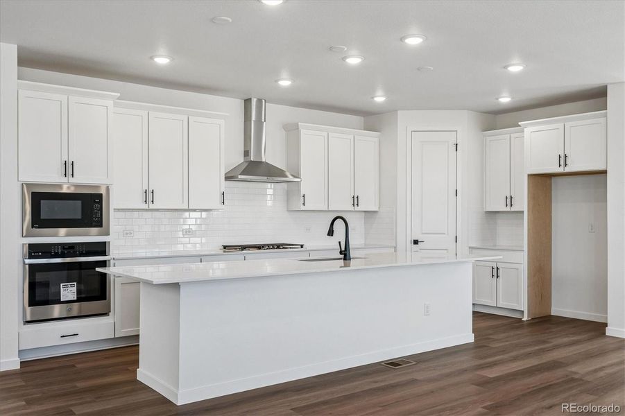 Furnished interior view inside a new home in The Summit at Meridian, Englewood (Image 7). Furnished interior view inside a new home in The Summit at Meridian, Englewood (Image 7).